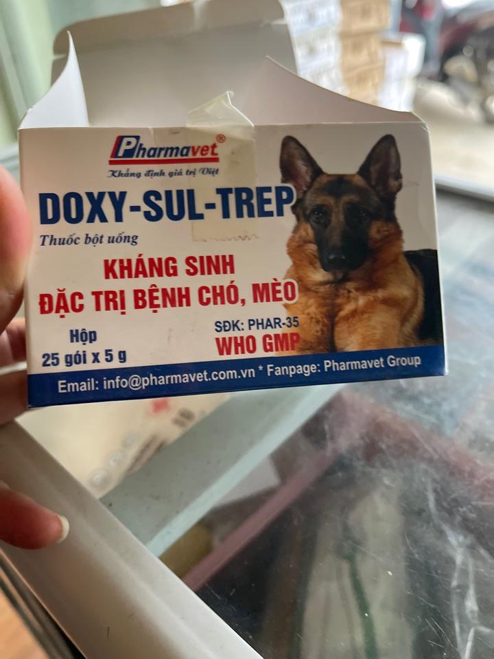 Doxy sul trep chó 5g -duoc-ban-tai-CS1 THUỐC THÚ Y MẠNH VINH