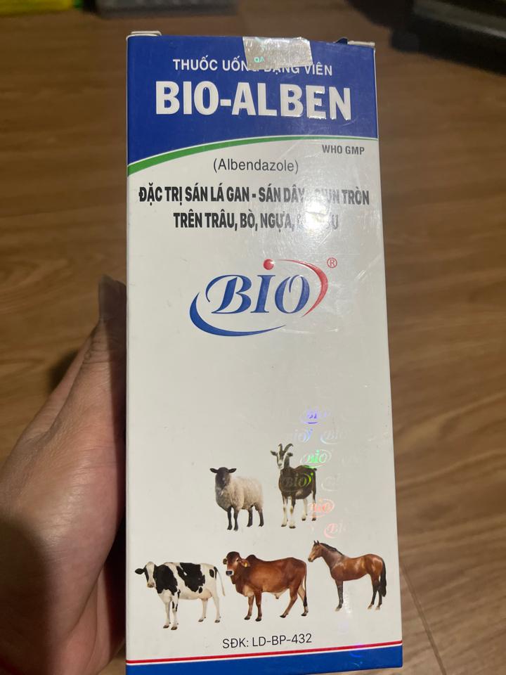 Sán viên Bio alben-duoc-ban-tai-CS1 THUỐC THÚ Y MẠNH VINH