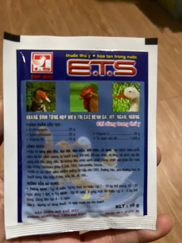 ETS 10g -duoc-ban-tai-CS1 THUỐC THÚ Y MẠNH VINH