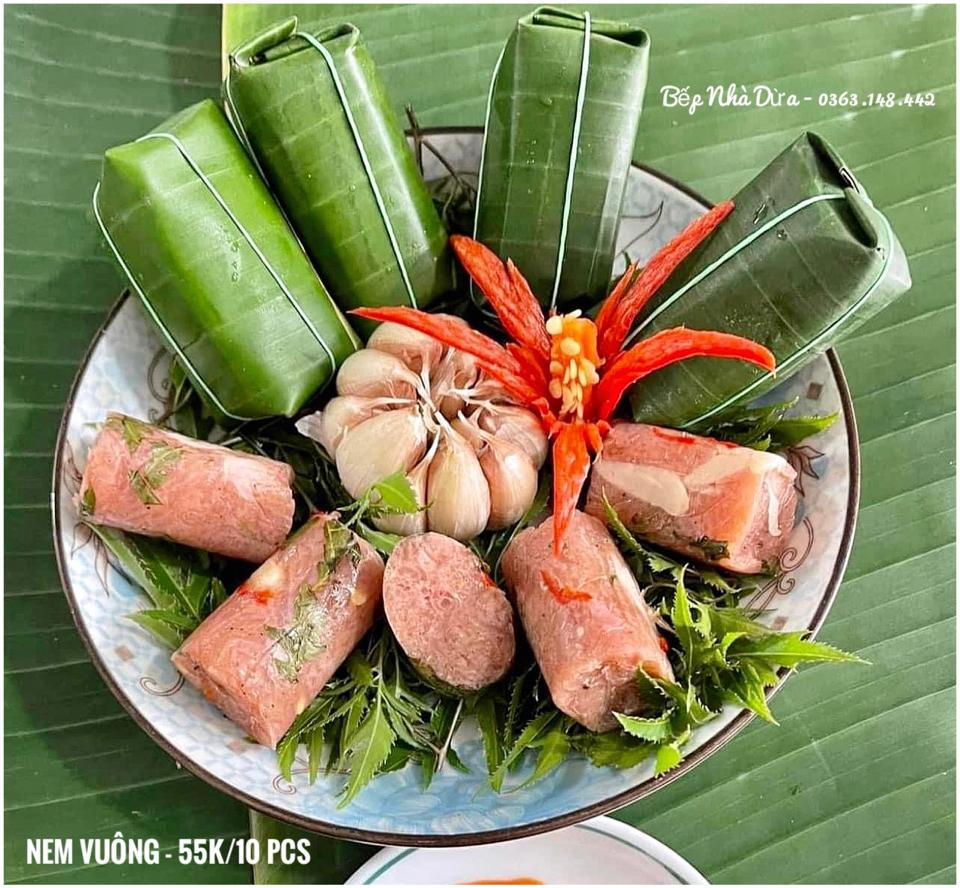 Nem chua Thanh Hóa vuông đẹp -duoc-ban-tai-BẾP NHÀ DỪA