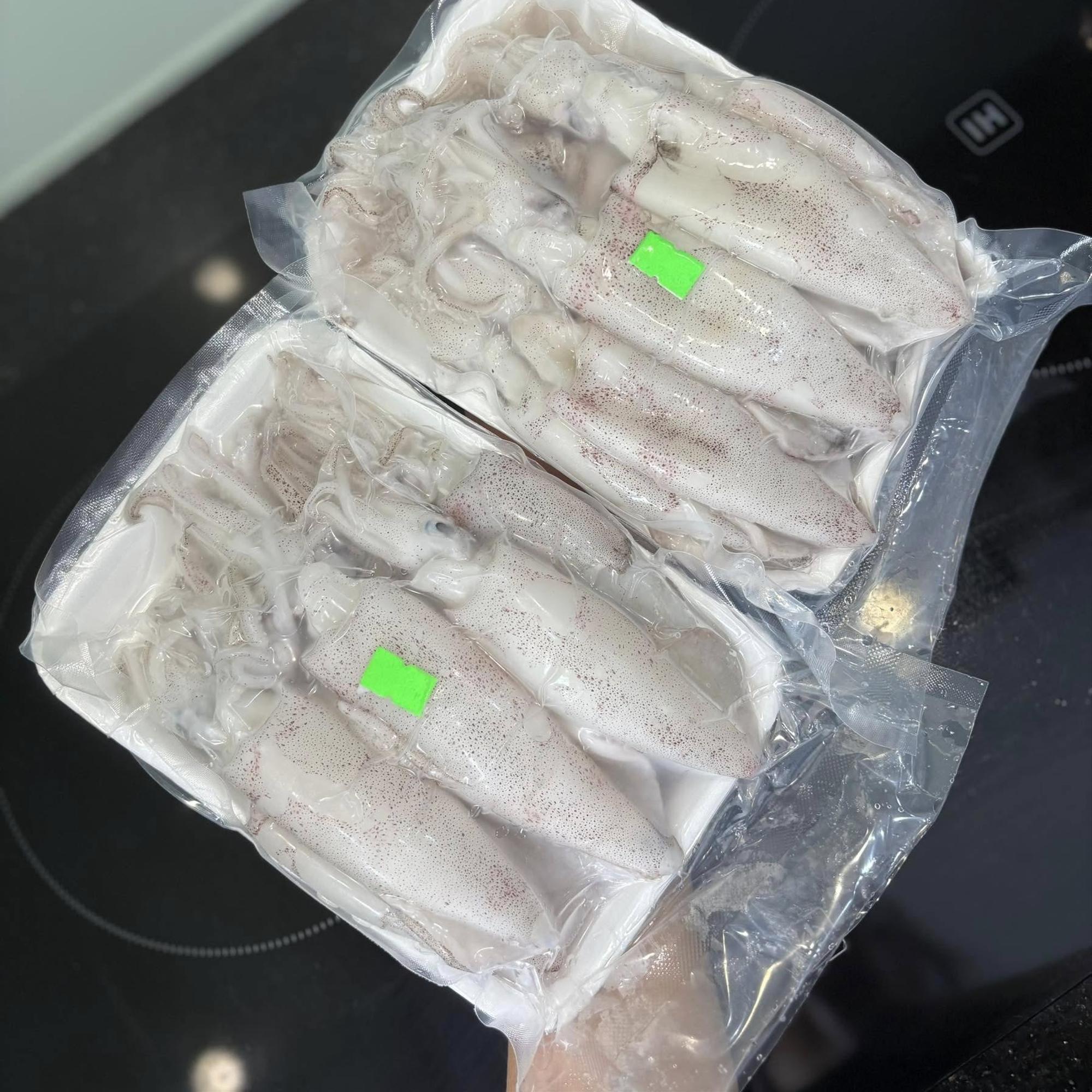 Mực ống ~14con/kg khơi đánh lưới đã làm hoi  -duoc-ban-tai-BẾP NHÀ DỪA
