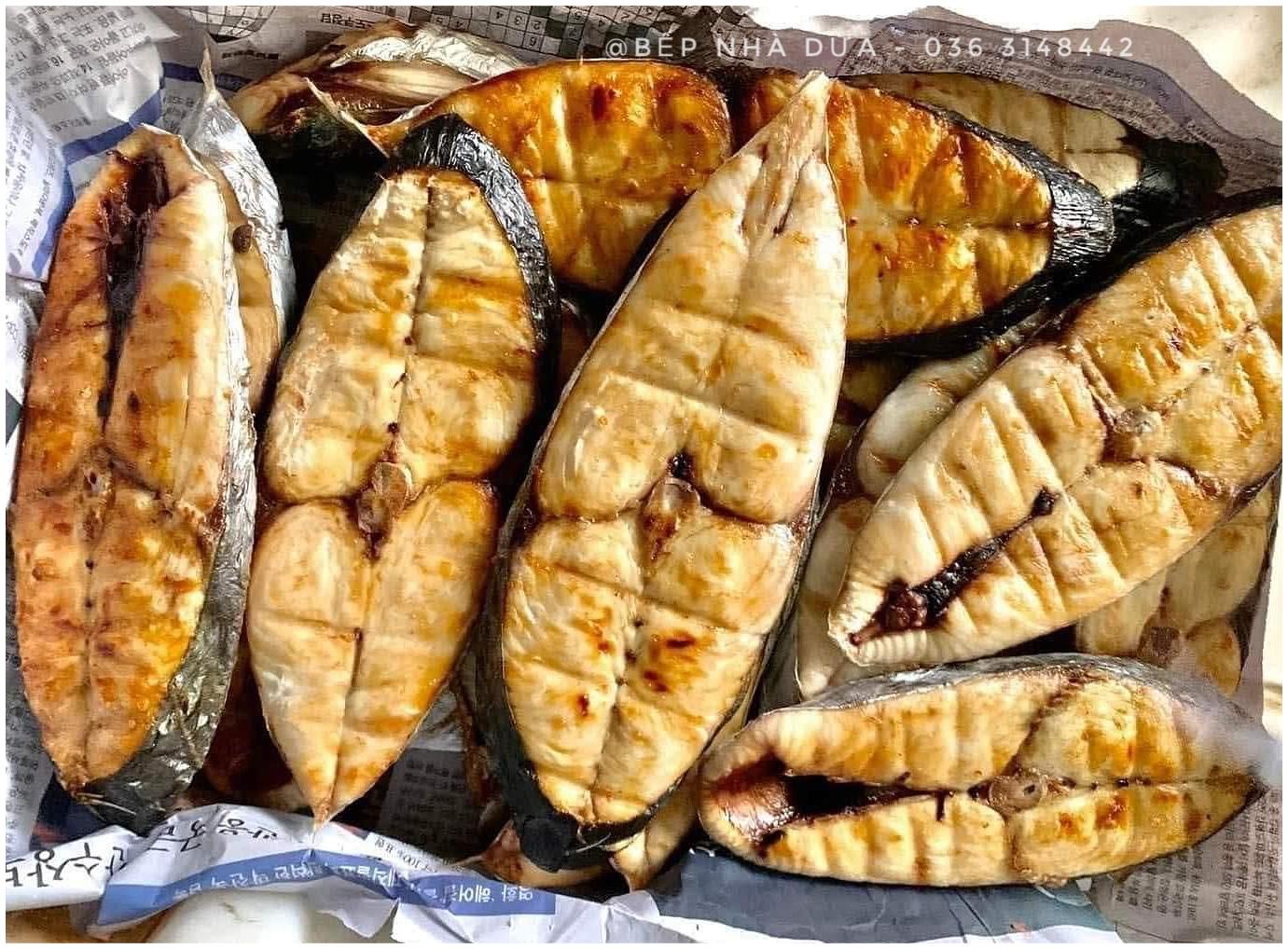 Cá Thu Câu Khúc Giữa Nướng Than Hoa size 3 khúc/kg-duoc-ban-tai-BẾP NHÀ DỪA