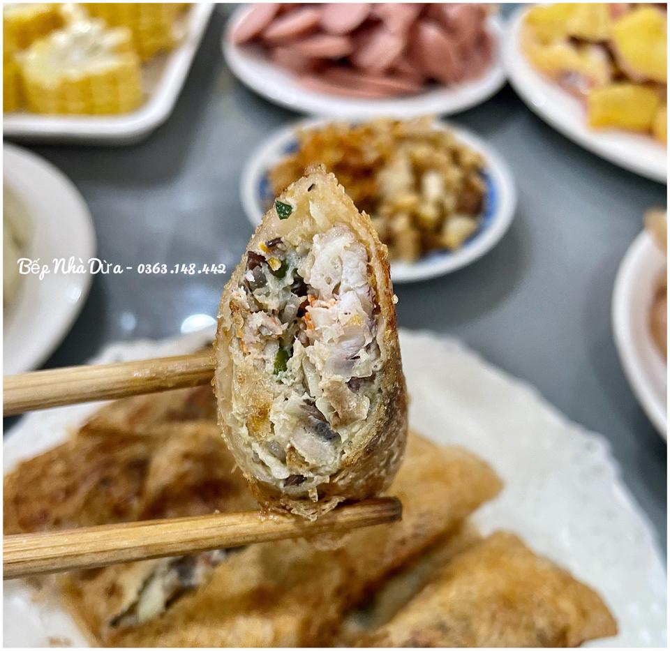 Nem Dế Hải Sản (Nõn bề nguyên con - nõn tôm sắt to)-duoc-ban-tai-BẾP NHÀ DỪA