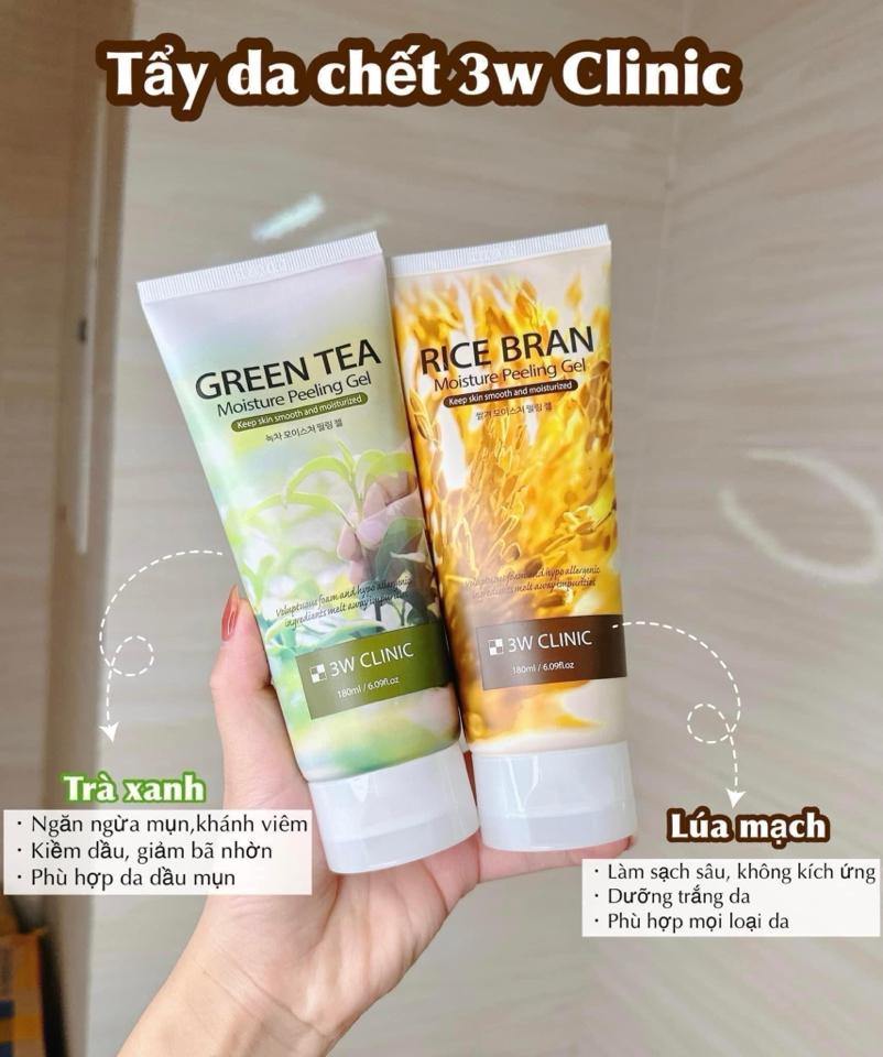 Tẩy Da Chết 3W Trà xanh -duoc-ban-tai-Thương Cosmetics
