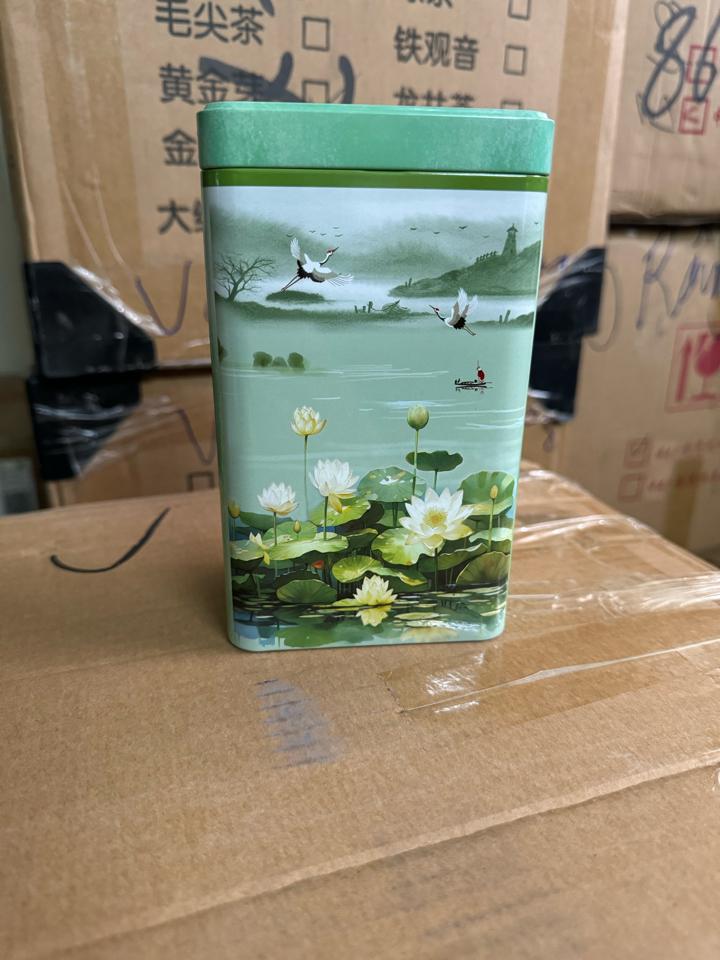 Hộp xanh hoa sen 200g -duoc-ban-tai-Phụ kiện cưới hỏi Hà Anh