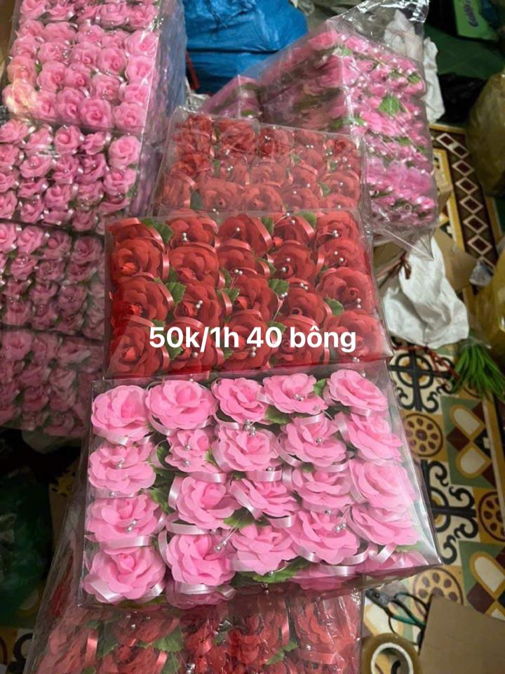 Hoa cài áo đỏ (hộp 40 bông)-duoc-ban-tai-Phụ kiện cưới hỏi Hà Anh