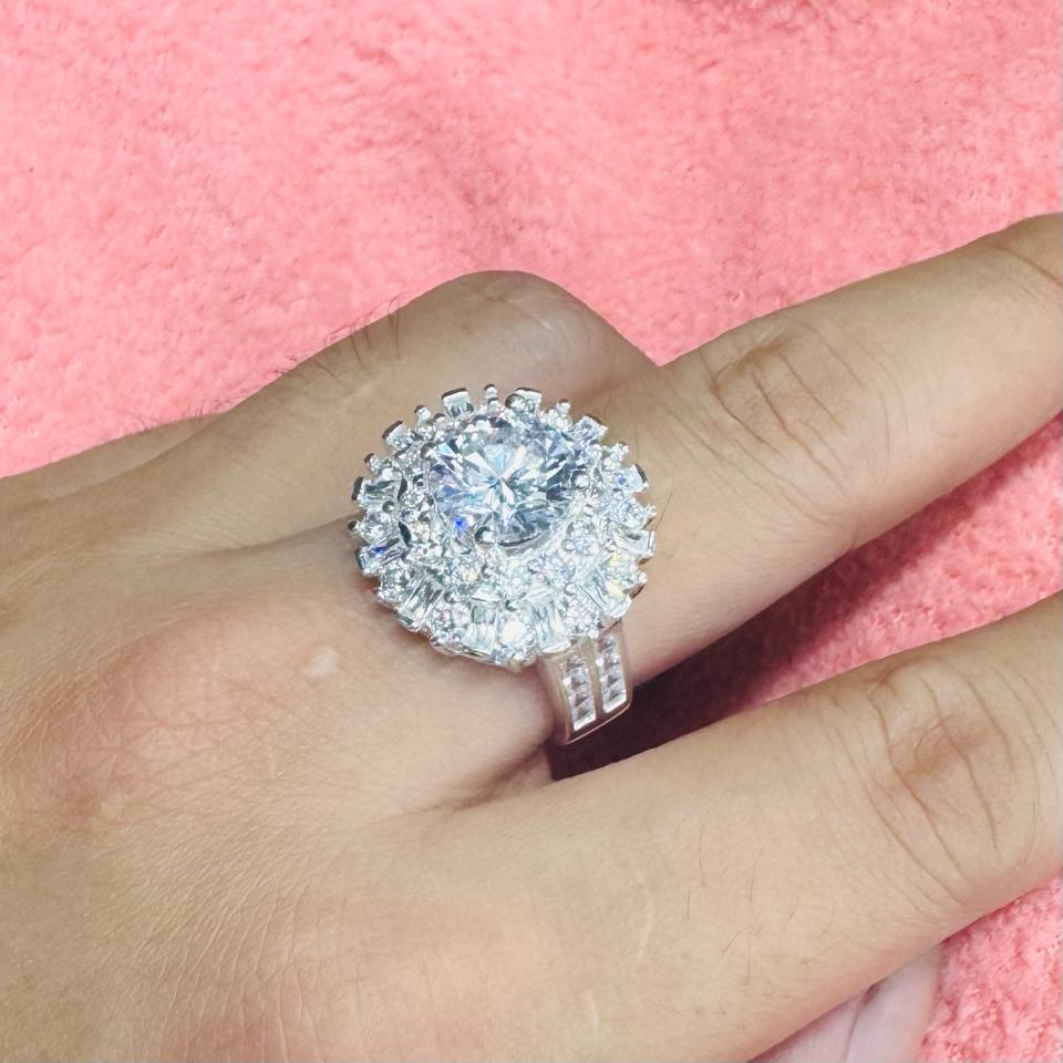Nhẫn Xoàn Mỹ 9,1Li Tròn Tia N20 TPB-79001-duoc-ban-tai-Kim Cường Jewelry