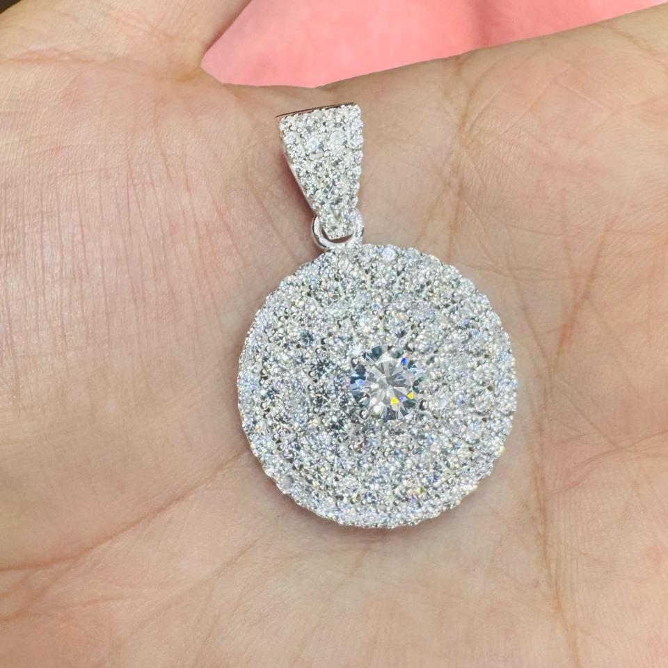 Mặt Xoàn Mỹ 6.6Li Hình Tròn Full Xoàn Mỹ TPB-79001-duoc-ban-tai-Kim Cường Jewelry