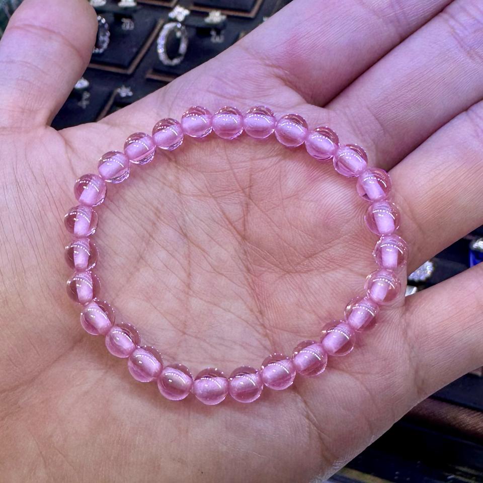 Chuỗi Đá Topaz Hồng Hàng Nhập 6li N-M70002-duoc-ban-tai-Kim Cường Jewelry