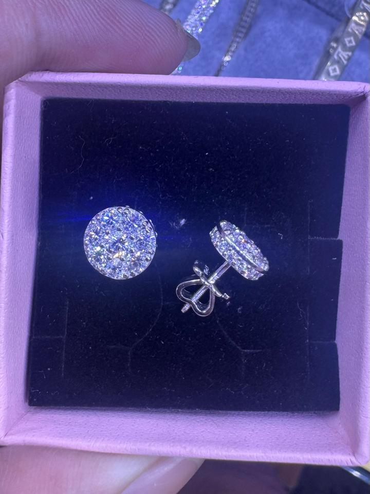 Bông Xoàn Moissanite Bánh Men PT8781098-duoc-ban-tai-Kim Cường Jewelry