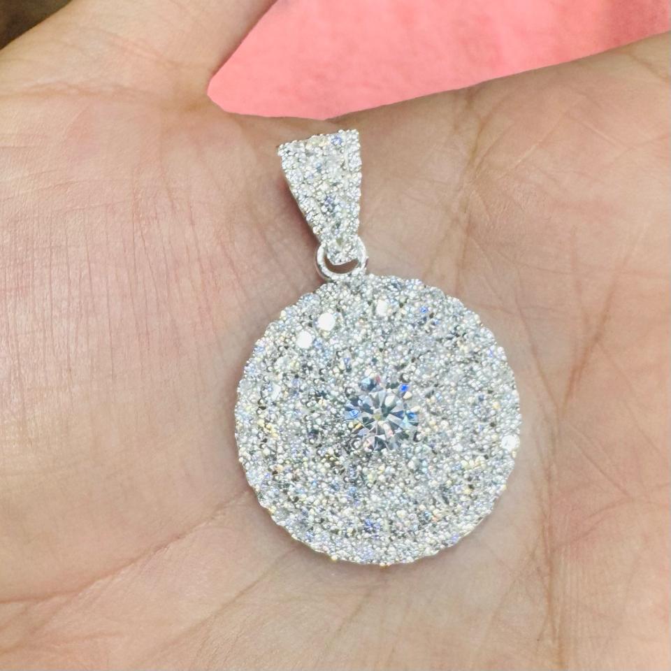 Mặt Xoàn Mỹ 6.6Li Hình Tròn Full Xoàn Mỹ TPB-79001-duoc-ban-tai-Kim Cường Jewelry