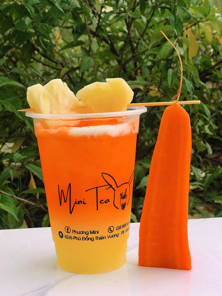 Ép dứa cà rốt -duoc-ban-tai-Tiệm trà sữa Mini Tea