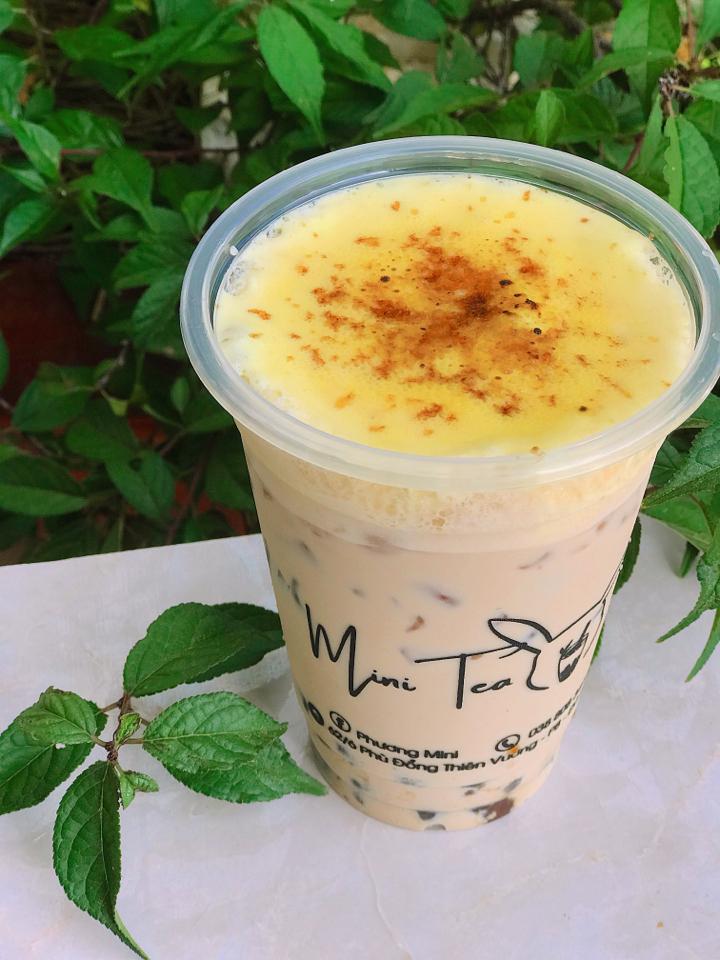 Truyền thống kem trứng-duoc-ban-tai-Tiệm trà sữa Mini Tea