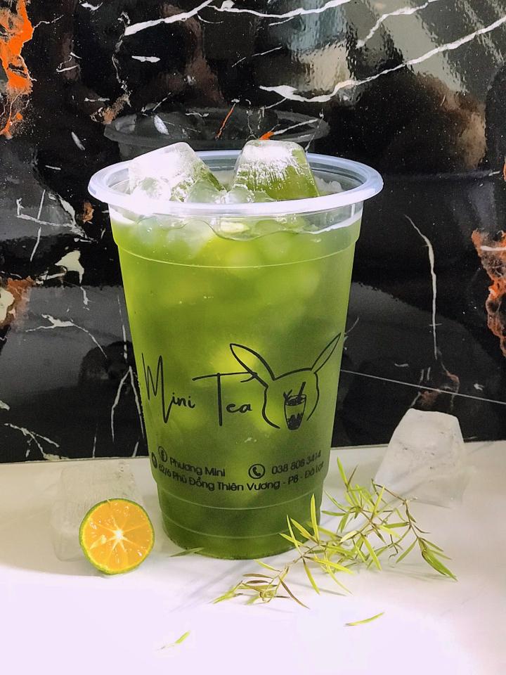 Trà tắc thái xanh-duoc-ban-tai-Tiệm trà sữa Mini Tea