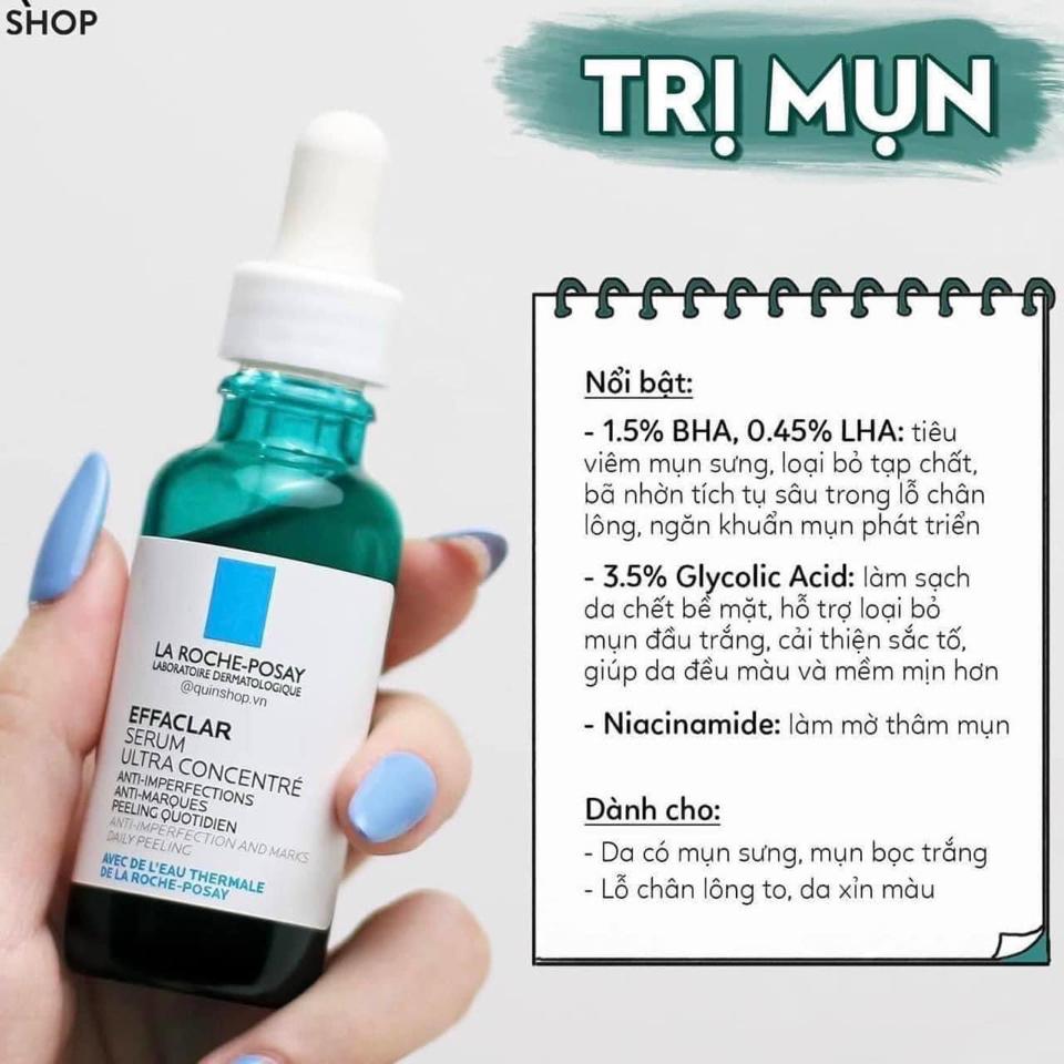 TINH CHẤT LA ROCHE - POSAY EFFACLAR SERUM ULTRA CONCENTRÉ 30ML-duoc-ban-tai-UMEE COSMETICS - MAHHA CLOSET
