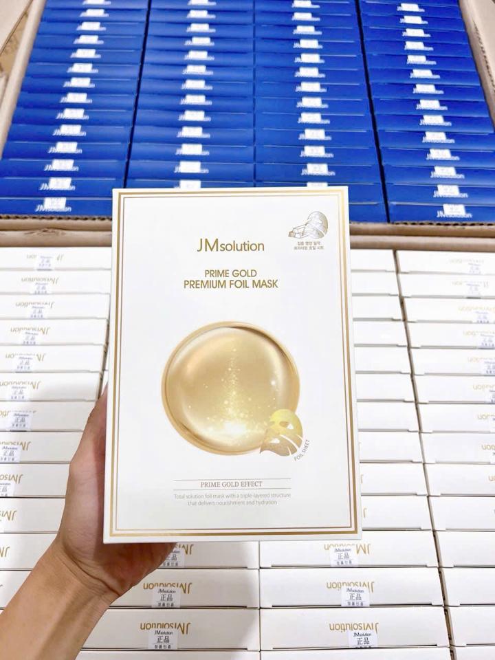 MẶT NẠ JM SOLUTION PRIME GOLD PREMIUM FOIL MASK-duoc-ban-tai-UMEE COSMETICS - MAHHA CLOSET