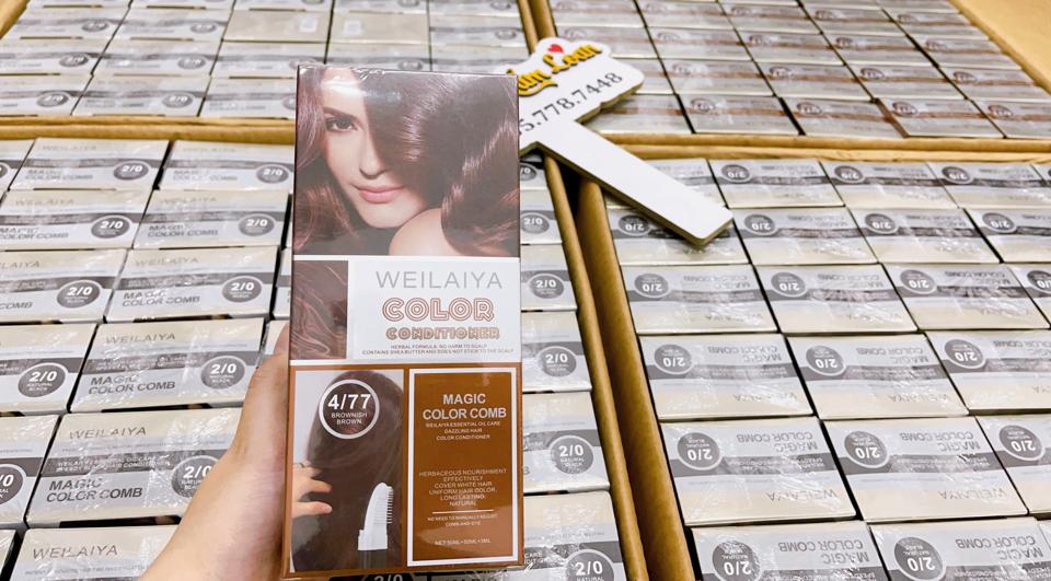 Dầu gội phủ bạc nâu đen weilaiya-duoc-ban-tai-Cẩm Loan Cosmetics