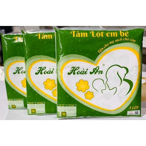 Tấm lót em bé Hoài An 3 lớp- Tấm lót phân xu cho trẻ sơ sinh-duoc-ban-tai-BỐNG XINH 135 QUY HOÁ