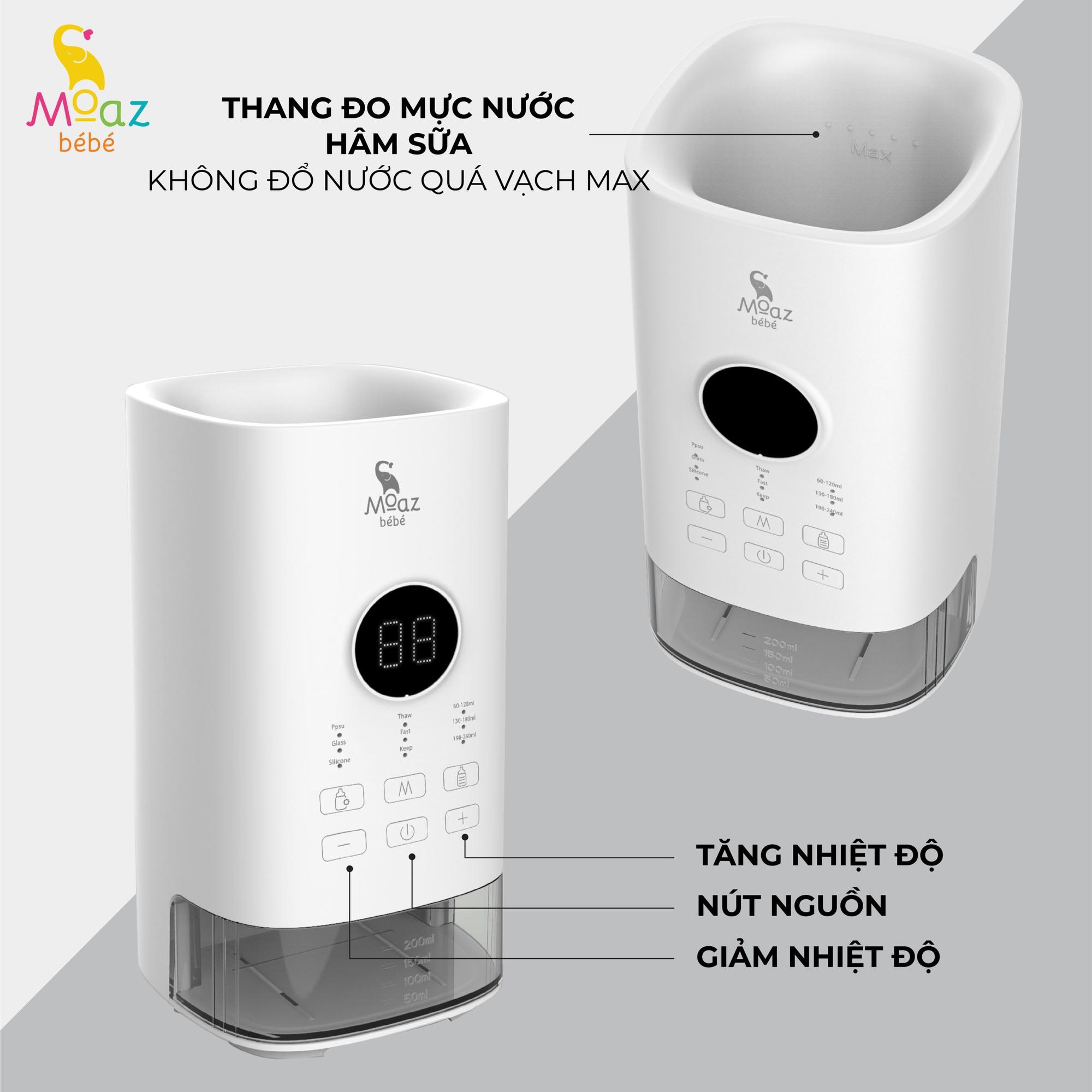 Máy hâm sữa thông minh siêu tốc Moaz BéBé MB – 033-duoc-ban-tai-BỐNG XINH 135 QUY HOÁ