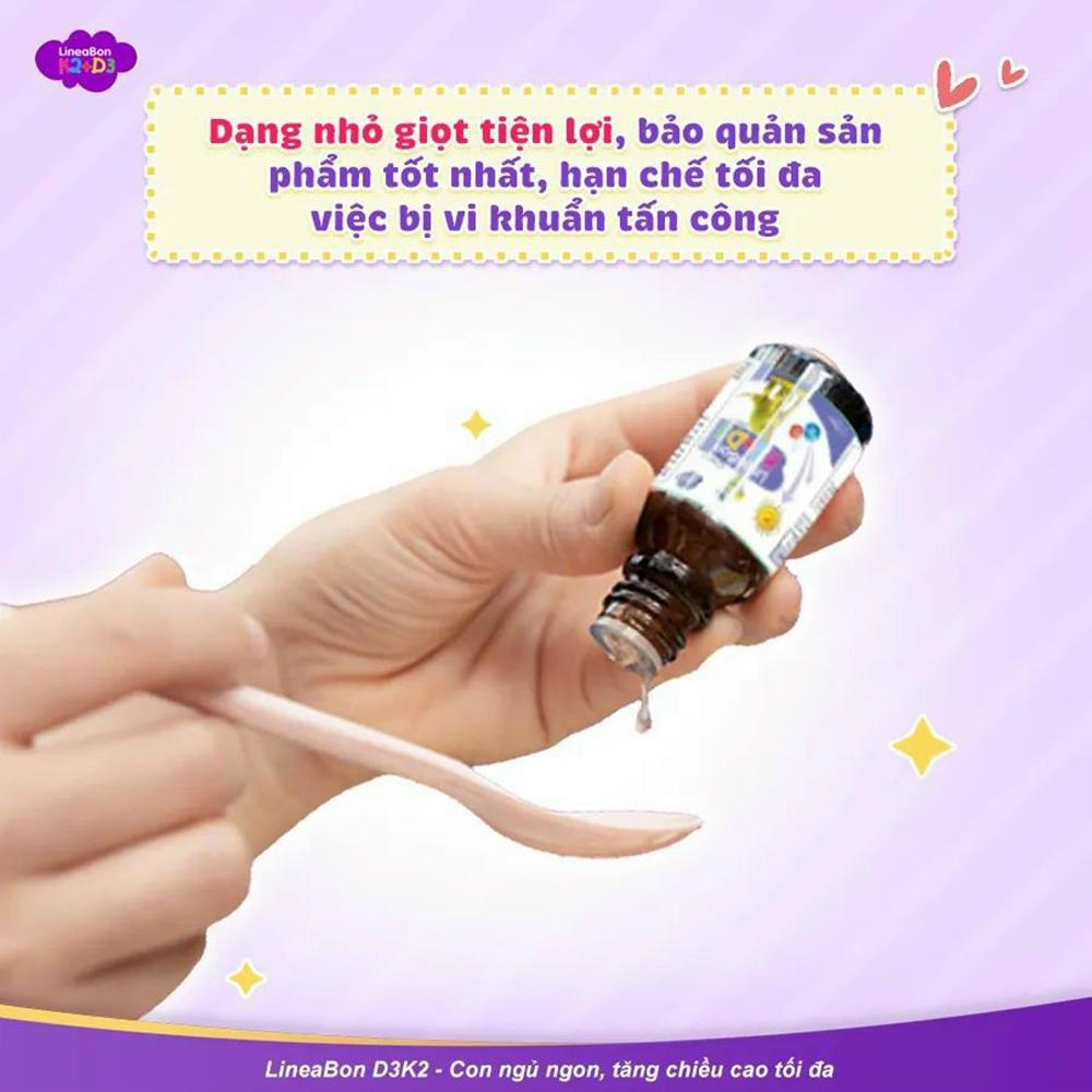 Vitamin D3 giúp tăng chiều cao cho bé Lineabon K2+D3-duoc-ban-tai-BỐNG XINH 135 QUY HOÁ