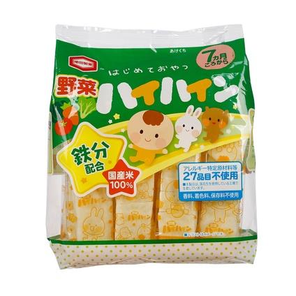 Bánh ăn dặm gạo tươi Nhật Haihain 53g vị rau củ cho bé 7M+-duoc-ban-tai-BỐNG XINH 135 QUY HOÁ