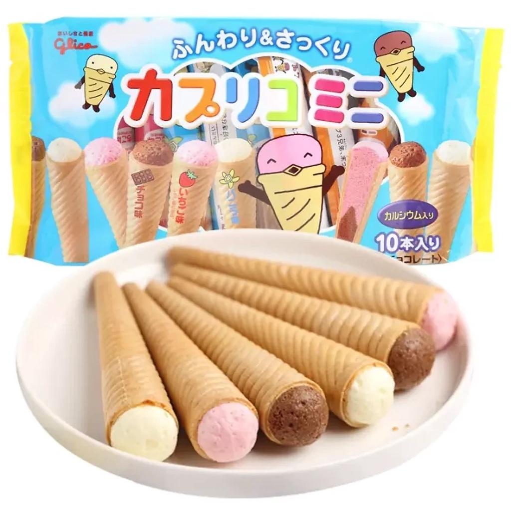 Bánh Que Kem Ốc Quế Glico Caplico Nội địa Nhật Bản cho bé ăn dặm gói 10 chiếc -duoc-ban-tai-BỐNG XINH 135 QUY HOÁ
