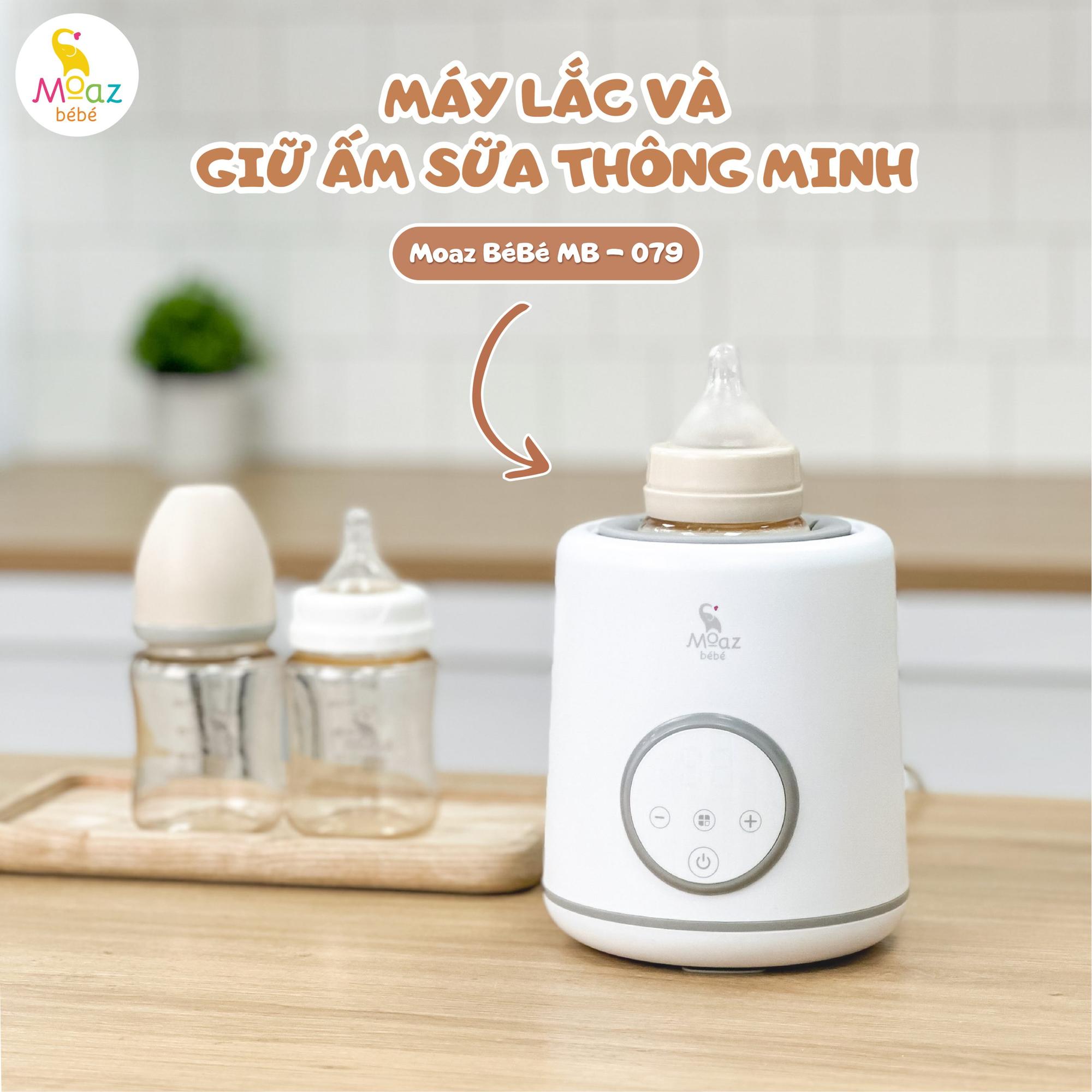 Máy lắc bình sữa và giữ ấm sữa thông minh Moaz BéBé MB 079-duoc-ban-tai-BỐNG XINH 135 QUY HOÁ