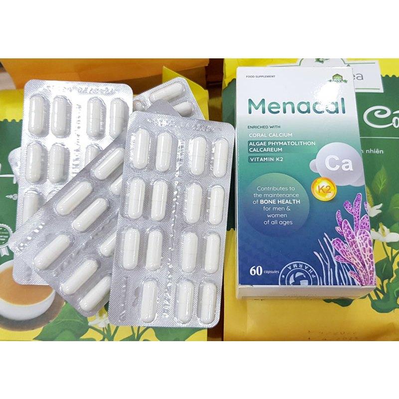 Canxi Menacal - Canxi từ tảo biển và san hô cho mẹ bầu và trẻ nhỏ (hộp 60 viên)-duoc-ban-tai-BỐNG XINH 135 QUY HOÁ