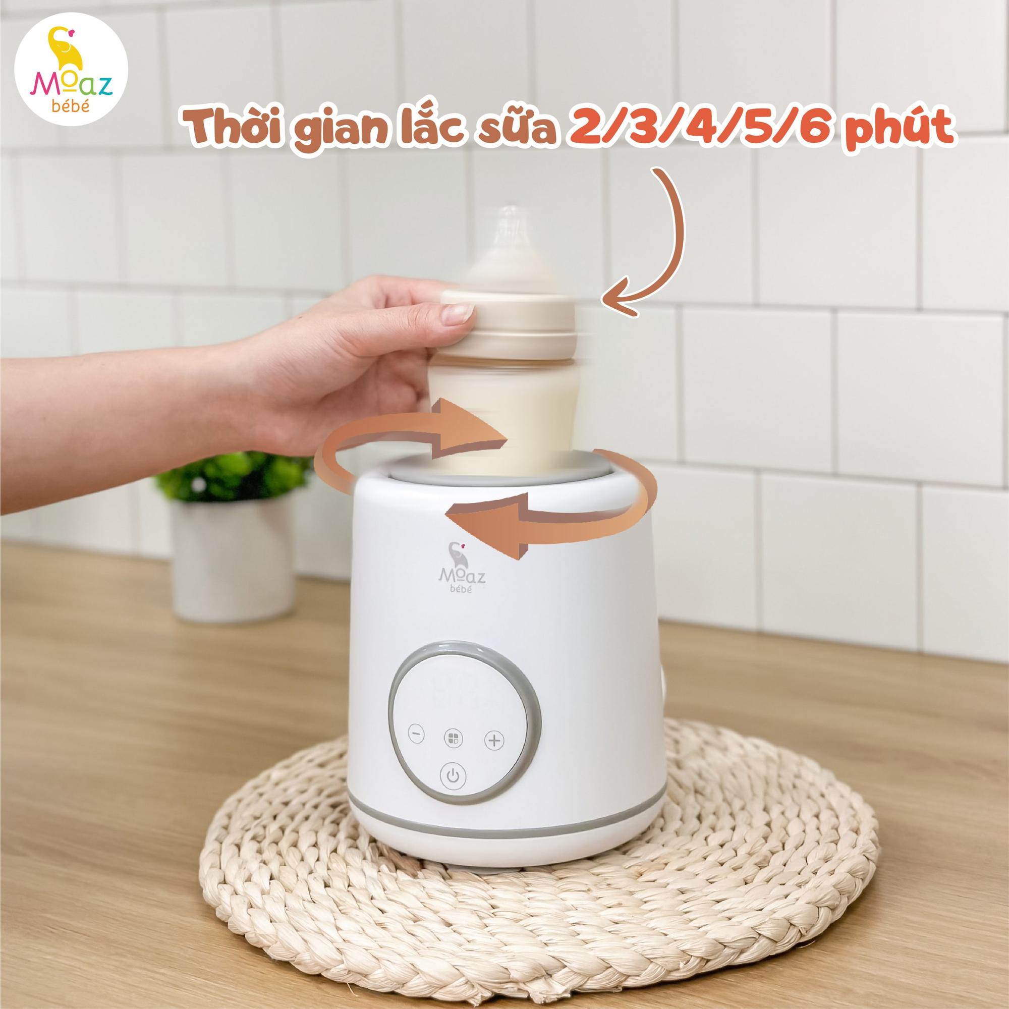 Máy lắc bình sữa và giữ ấm sữa thông minh Moaz BéBé MB 079-duoc-ban-tai-BỐNG XINH 135 QUY HOÁ