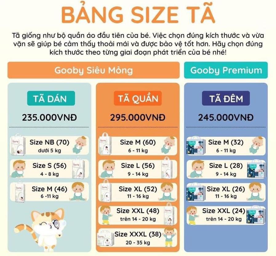 Goo:by - Tã bỉm cao cấp từ Hàn Quốc-duoc-ban-tai-BỐNG XINH 135 QUY HOÁ