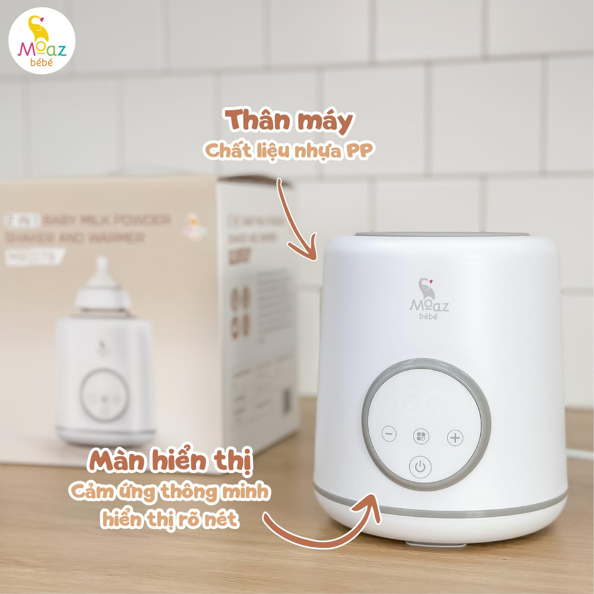 Máy lắc bình sữa và giữ ấm sữa thông minh Moaz BéBé MB 079-duoc-ban-tai-BỐNG XINH 135 QUY HOÁ
