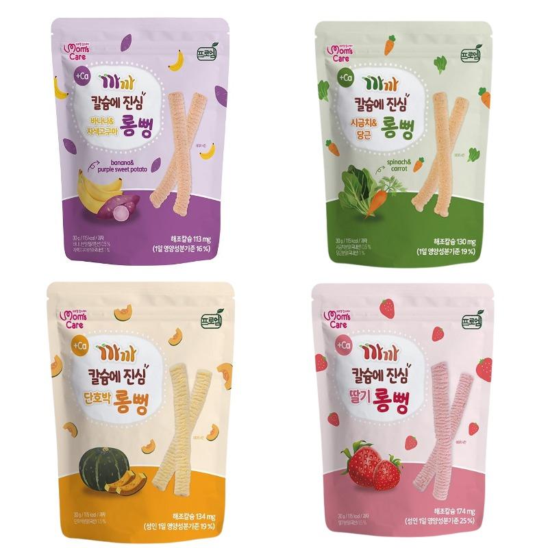 Bánh gạo lứt hữu cơ thanh dài MOM’S CARE Hàn Quốc 6m+ 30g-duoc-ban-tai-BỐNG XINH 135 QUY HOÁ