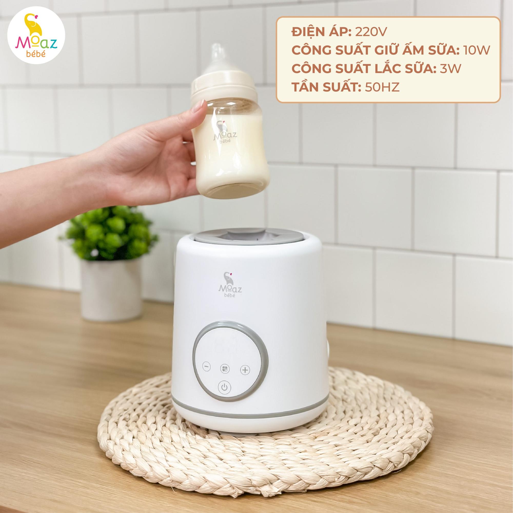 Máy lắc bình sữa và giữ ấm sữa thông minh Moaz BéBé MB 079-duoc-ban-tai-BỐNG XINH 135 QUY HOÁ
