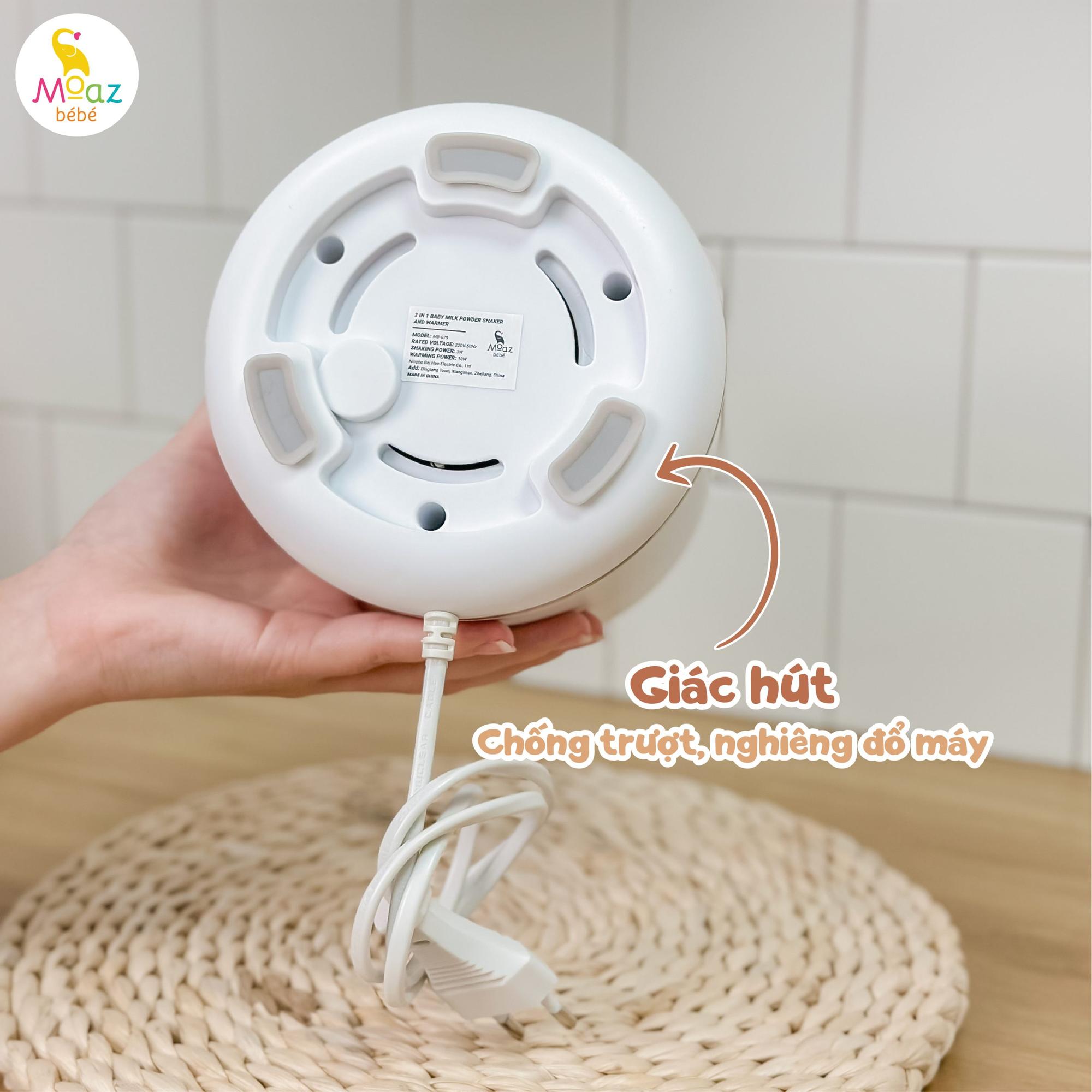 Máy lắc bình sữa và giữ ấm sữa thông minh Moaz BéBé MB 079-duoc-ban-tai-BỐNG XINH 135 QUY HOÁ