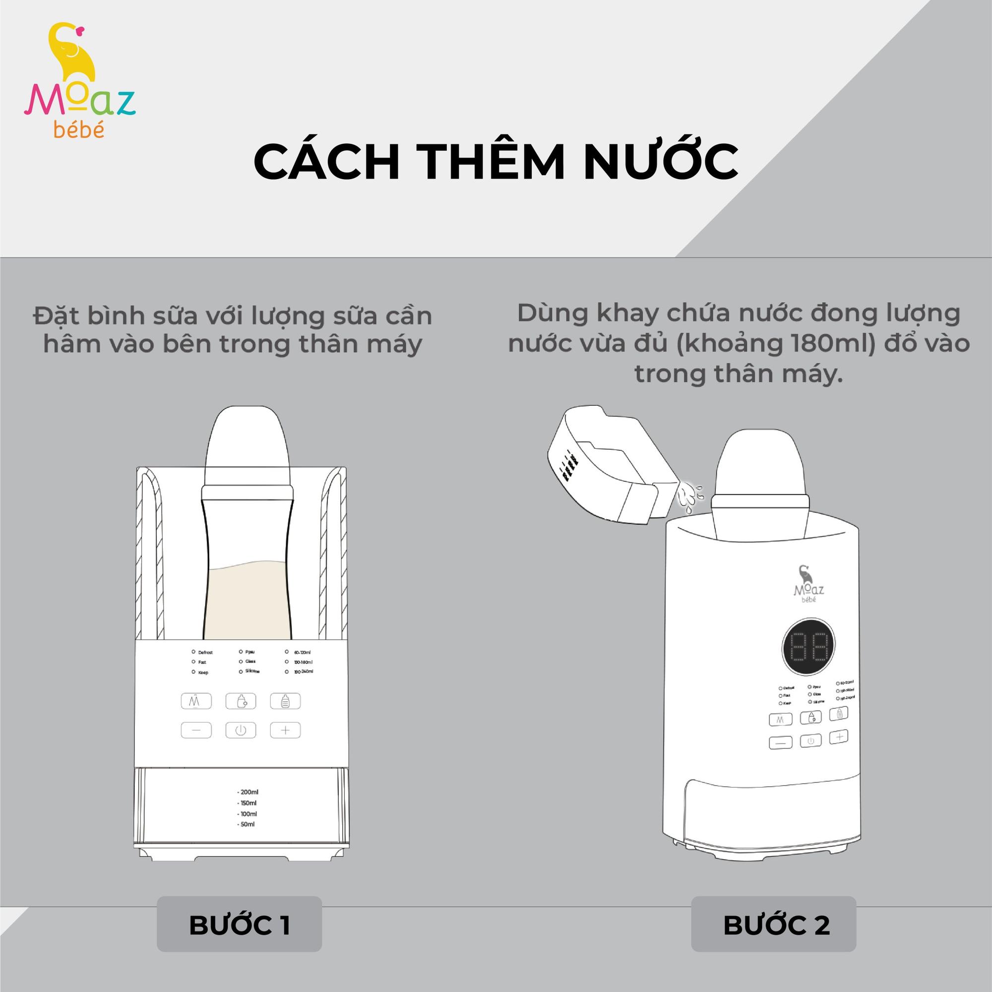 Máy hâm sữa thông minh siêu tốc Moaz BéBé MB – 033-duoc-ban-tai-BỐNG XINH 135 QUY HOÁ