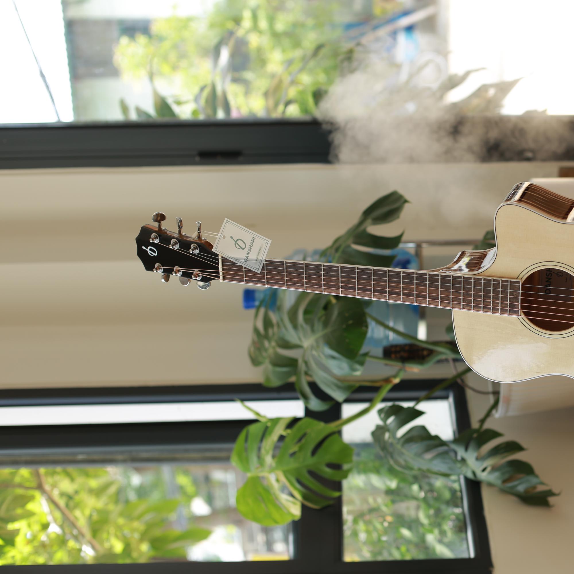 Guitar Acoustic DANSHARI AE300-duoc-ban-tai-Danshari Guitar