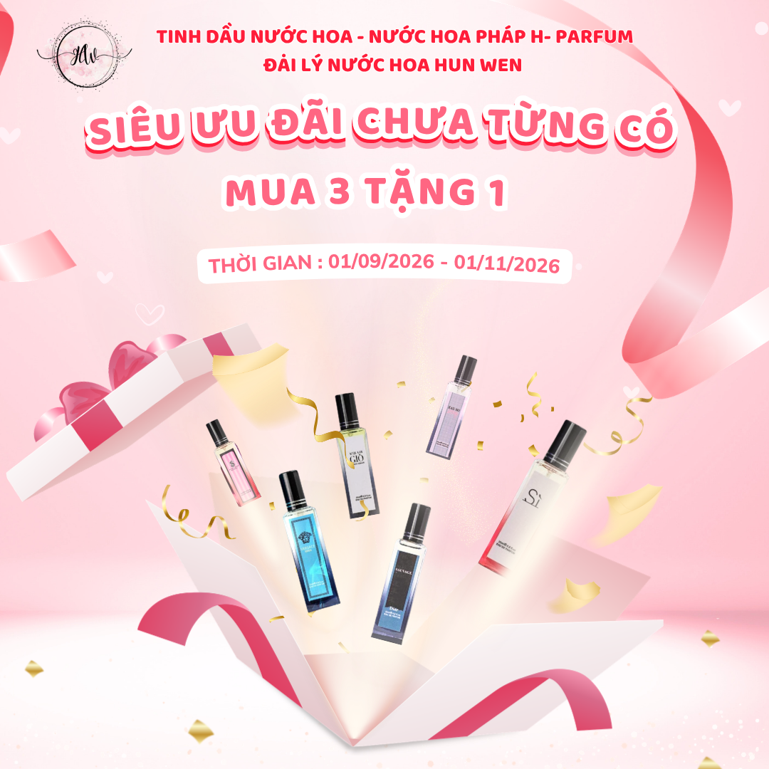HÀNG KHUYẾN MÃI - MUA 3 TẶNG 1-duoc-ban-tai-Nước Hoa Hun Wen