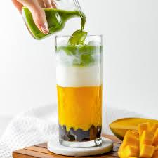Mango matcha latte-duoc-ban-tai-MỘC QUÁN MỲ CAY
