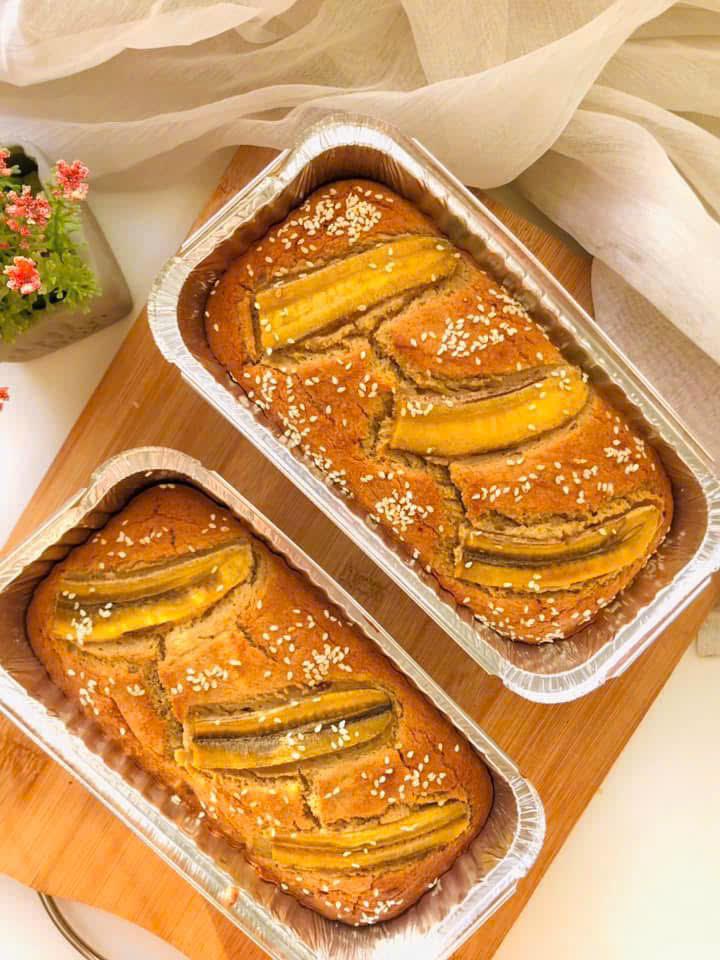 Bánh chuối yến mạch sữa chua không đường 400g-duoc-ban-tai-HERBREAD - Tiệm bánh thủ công Sài Gòn