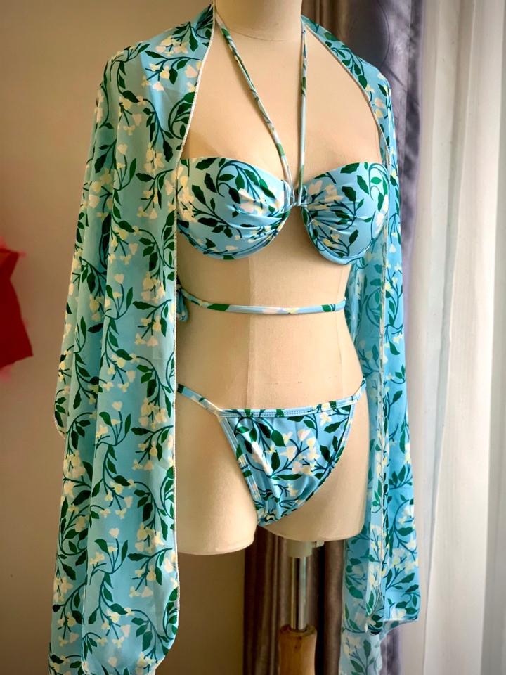 Set hoa push up ngực -duoc-ban-tai-Lạc Bikini