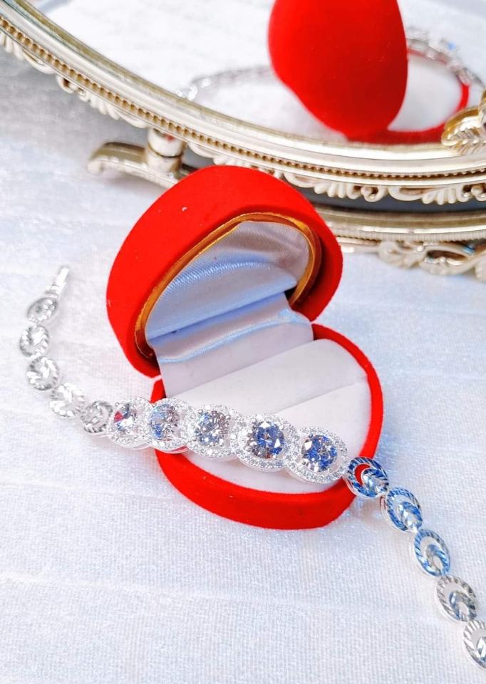 Lắc Tay Bạc Cao Cấp Xi Kim (LN004)-duoc-ban-tai-Tiệm Bạc HOÀNG LẠC