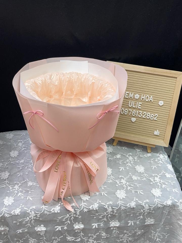 Cốt cắm hoa tươi giấy sốp hàn 15-20bong-duoc-ban-tai-Tiệm Hoa Ulie quận 12 HCM
