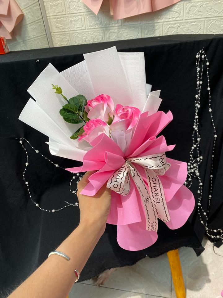 Hoa sáp 3b giấy sốp hàn-duoc-ban-tai-Ulieshop flowers