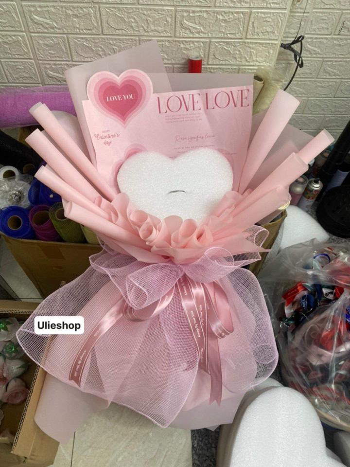 Cot trai tim 30 sáp-duoc-ban-tai-Ulieshop flowers