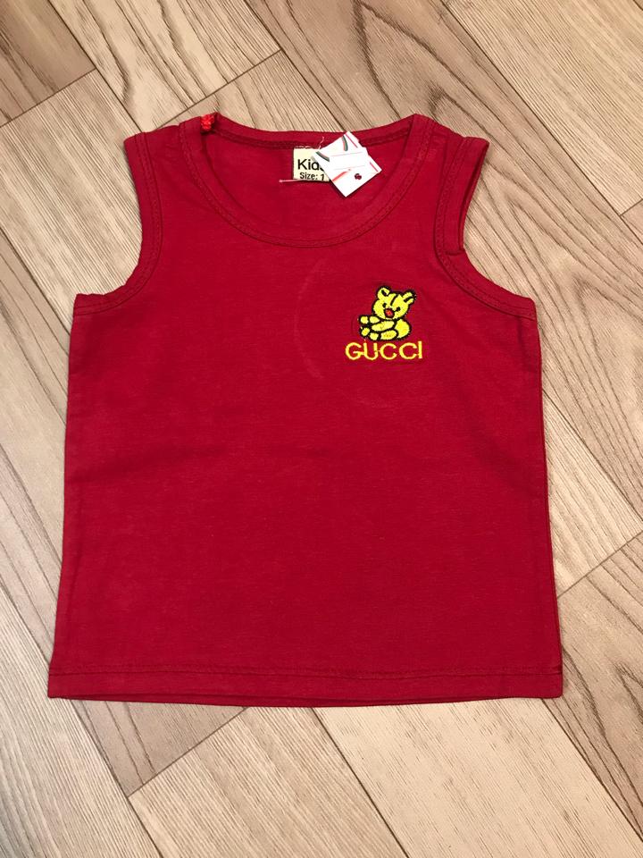 Áo ba lỗ Kids Gấu Gucci đỏ-duoc-ban-tai-DẾ MÈN - QUẦN ÁO TRẺ EM