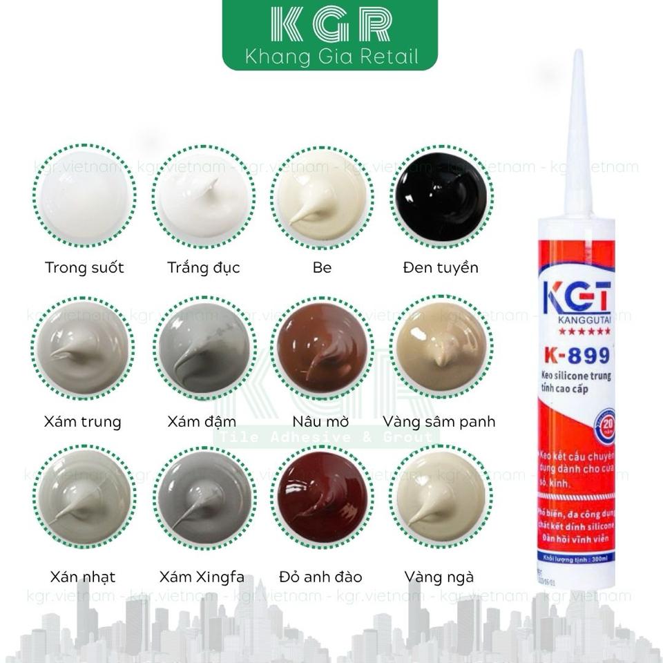 Keo Silicon trung tính cao cấp KGT K899-duoc-ban-tai-Keo Giá Rẻ Chi Nhánh Miền Đông