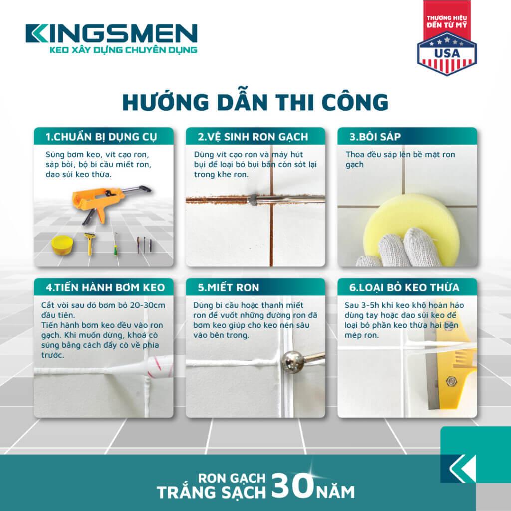 Keo ron gạch Kingsmen-duoc-ban-tai-Keo Giá Rẻ - Cty TNHH KGR Việt Nam
