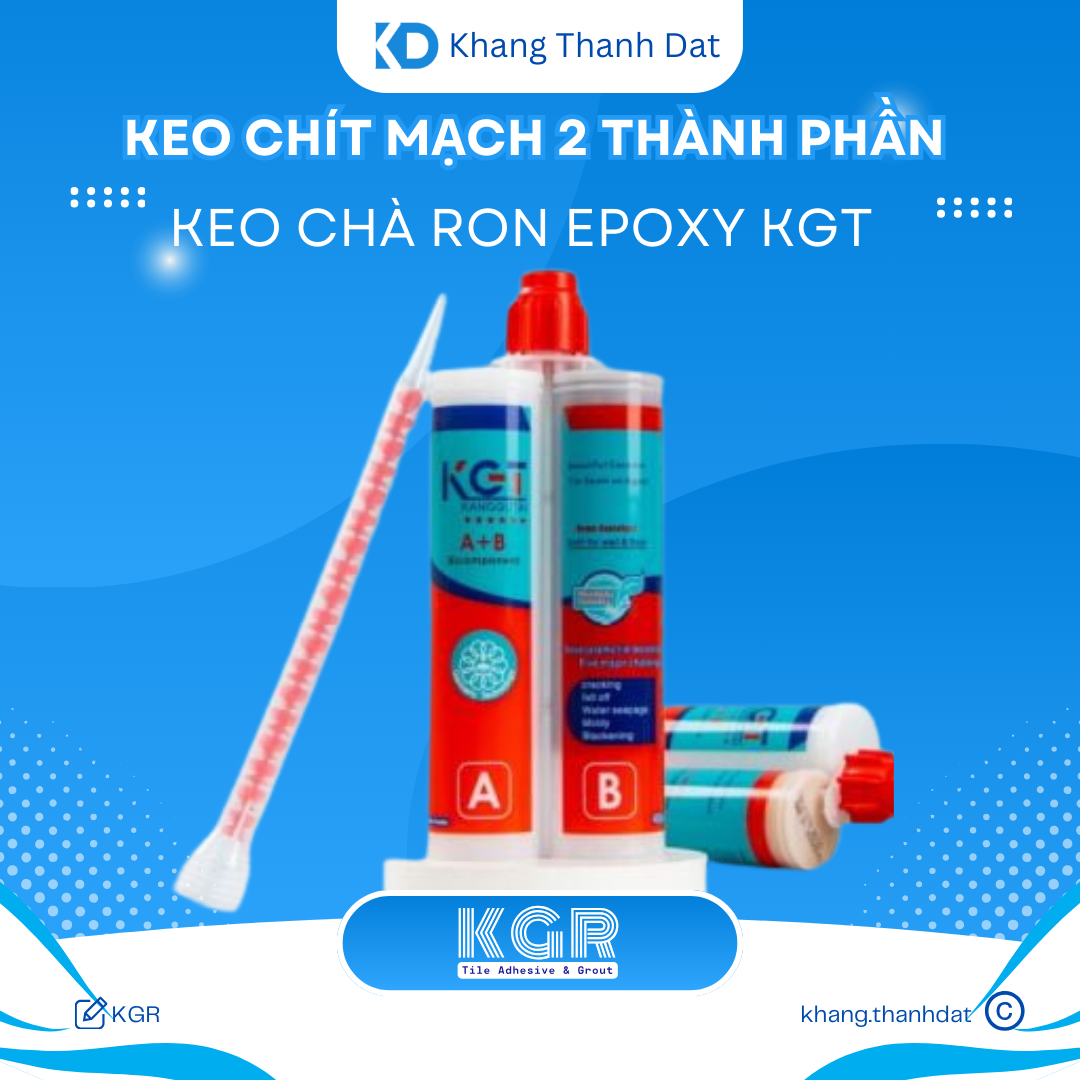 Keo chít mạch 2 thành phần KGT - Keo chít ron Epoxy AB KangGuTai 400ml-duoc-ban-tai-Keo Giá Rẻ Chi Nhánh Miền Đông