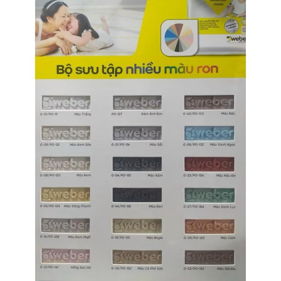 Keo chà ron thông dụng Webercolor Classic - Dòng G-duoc-ban-tai-Keo Giá Rẻ - Cty TNHH KGR Việt Nam