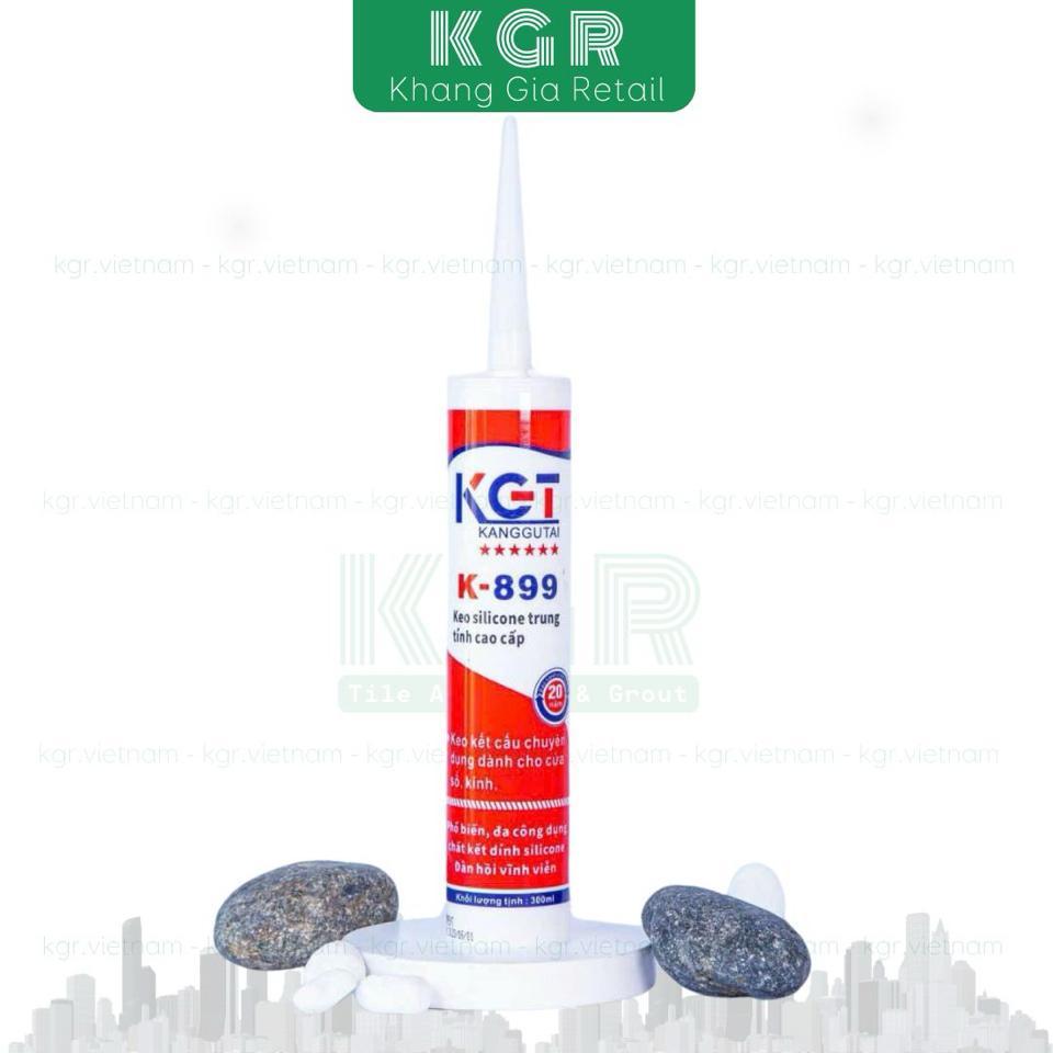 Keo Silicon trung tính cao cấp KGT K899-duoc-ban-tai-Keo Giá Rẻ Chi Nhánh Miền Đông